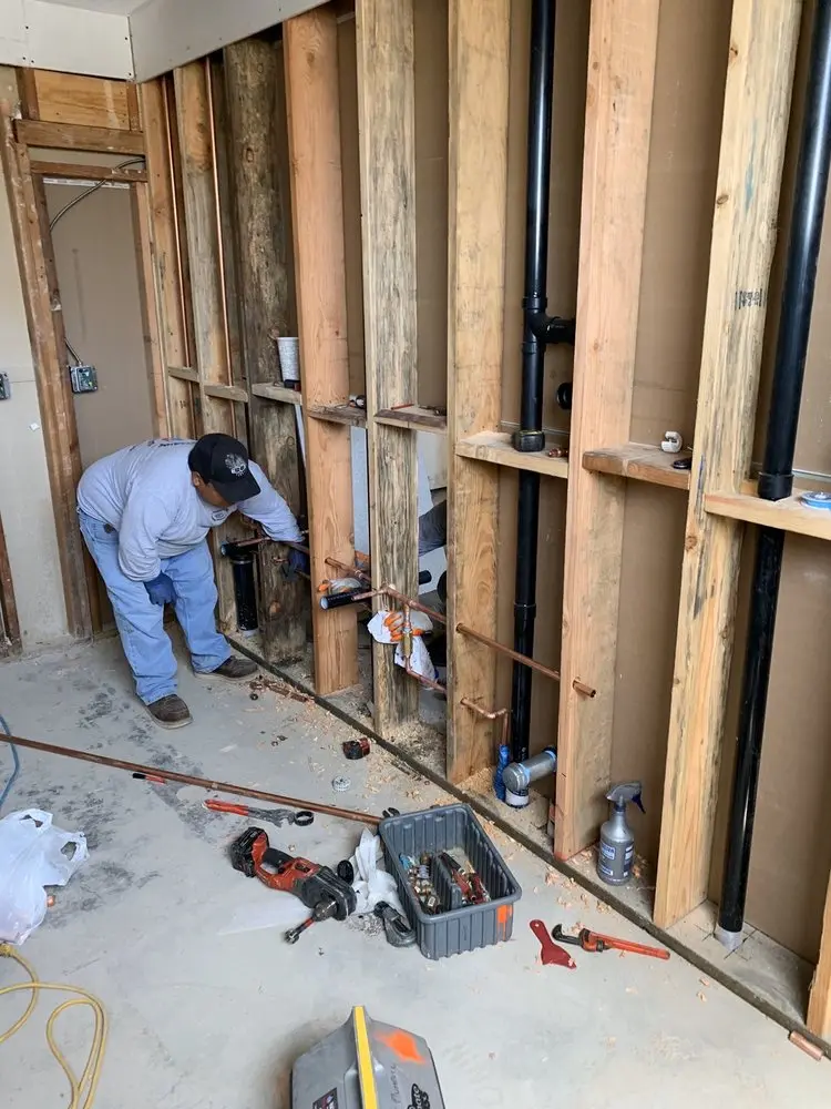 Commercial rough-in plumbing for Gas Line Repair in Clarks Crossing